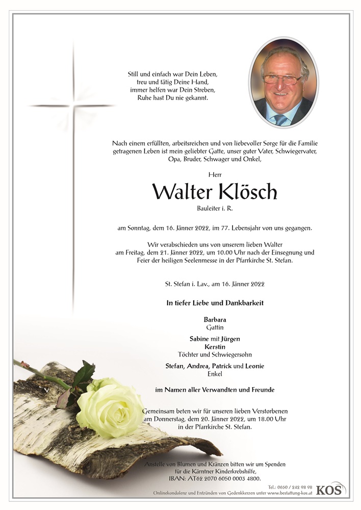 Walter Klösch